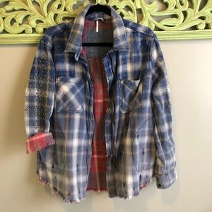 Free People Flannel Jacket